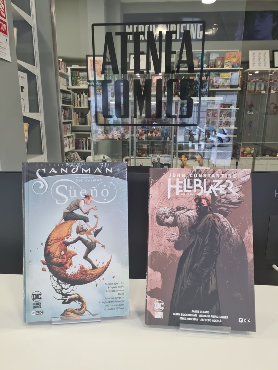 AteneaComics's tweet photo. Otro recopilatorio, es este caso de los veinte números de "El Sueño" del Universo Sandman y el tercer tomo de Hellblazer. https://t.co/scA8fJ25me