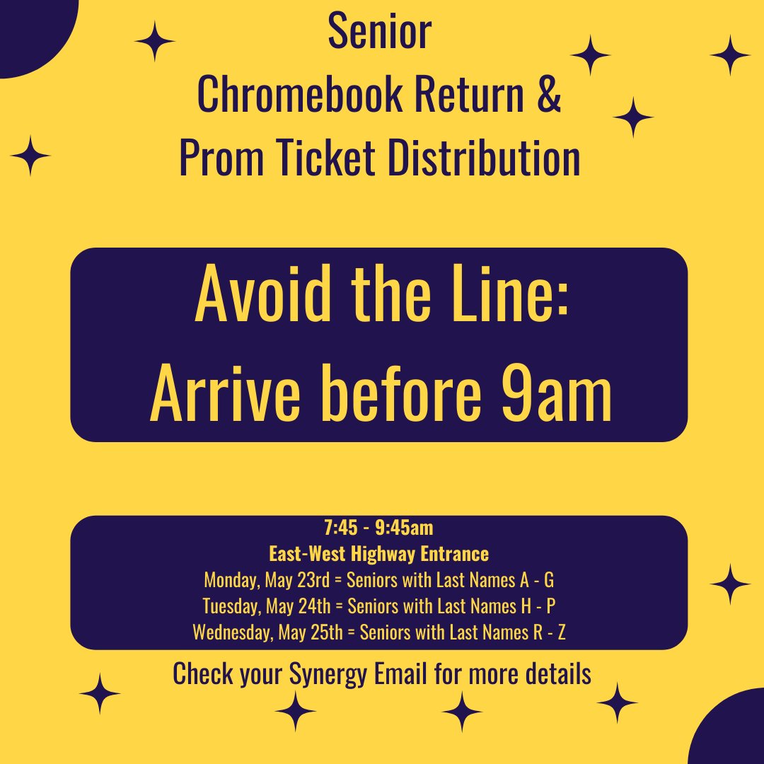 Bethesda-Chevy Chase High School (@officialbcchs) on Twitter photo <a href="/BCCclassof2022/">B-CC Class of 2022</a> If you want to avoid the line, be sure to arrive before 9. Plan ahead if you are coming tomorrow or Wednesday. <a href="/BCCclassof2022/">B-CC Class of 2022</a> If you want to avoid the line, be sure to arrive before 9. Plan ahead if you are coming tomorrow or Wednesday.