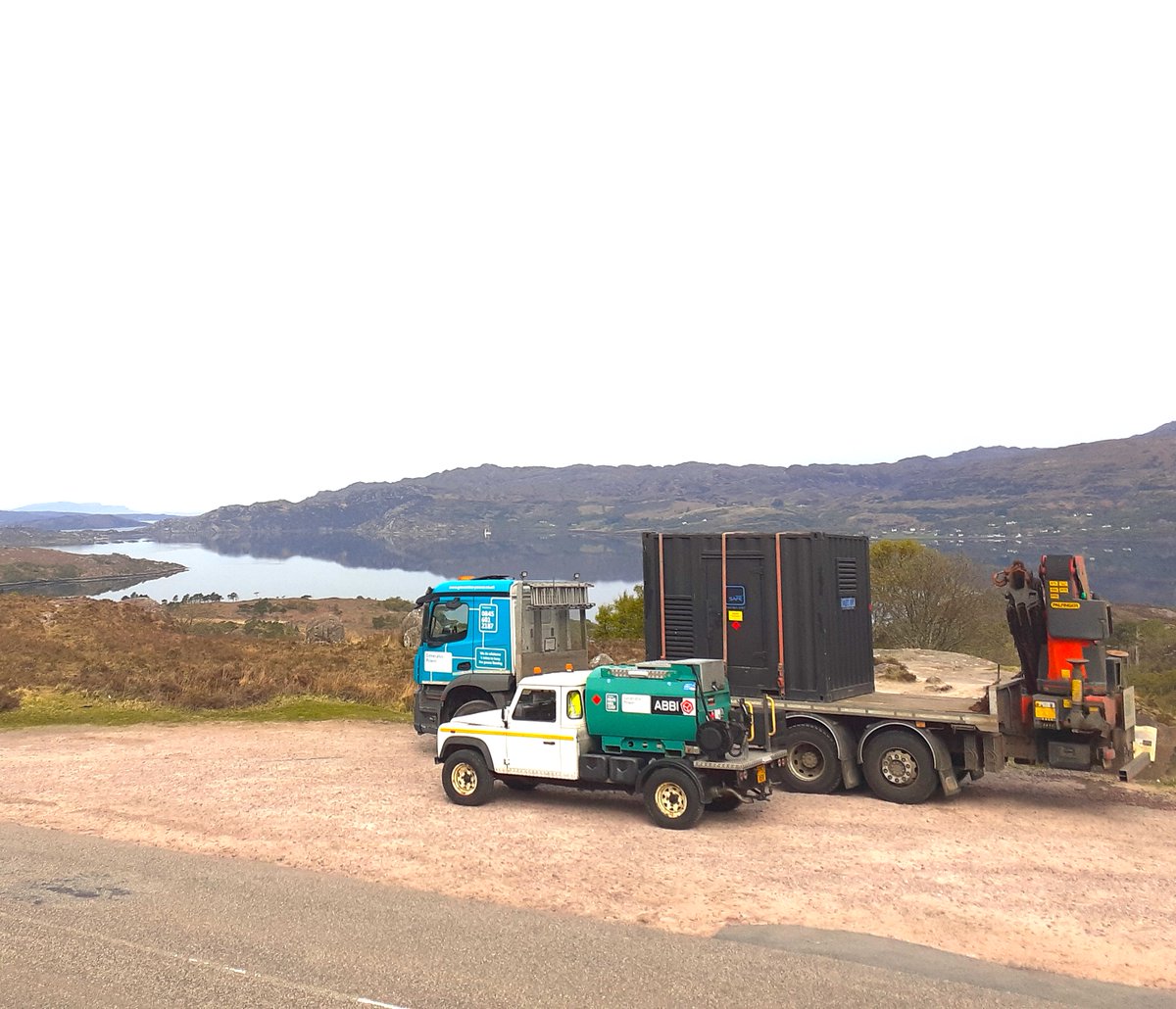 _generatorpower's tweet image. Our team recently headed to the far west coast of Scotland, near Applecross, to deliver a #Powersafe #Generator for a customer, as well as a refuel vehicle to fill the tank once it was deployed.

#ThePowerToGoOn #GeneratorPower
