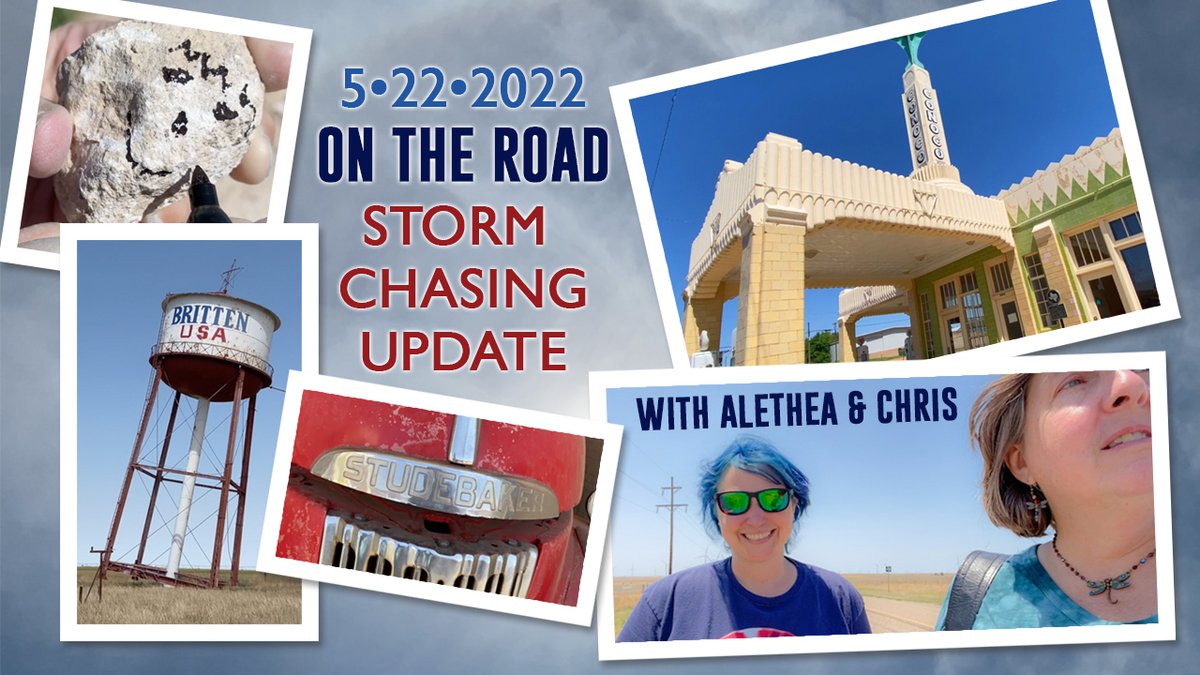 ChrisKridler's tweet photo. Another update from the road, featuring Route 66, the "Cast Away" intersection and the leaning tower of Texas. https://t.co/BntT48o1mn #stormchasing with @AletheaKontis #ontheroad #Route66 #stormchasing #ornot #funnelvision #ozorbust #castaway #cars https://t.co/fD50nHp4eL