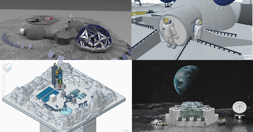 ESA__Education's tweet photo. @esa, @AirbusFdn and @AutodeskEDU are delighted to announce the winning projects of the Moon Camp Challenge 2021-2022. https://t.co/Ryfmc82kxT https://t.co/Ld3GyYIDf7