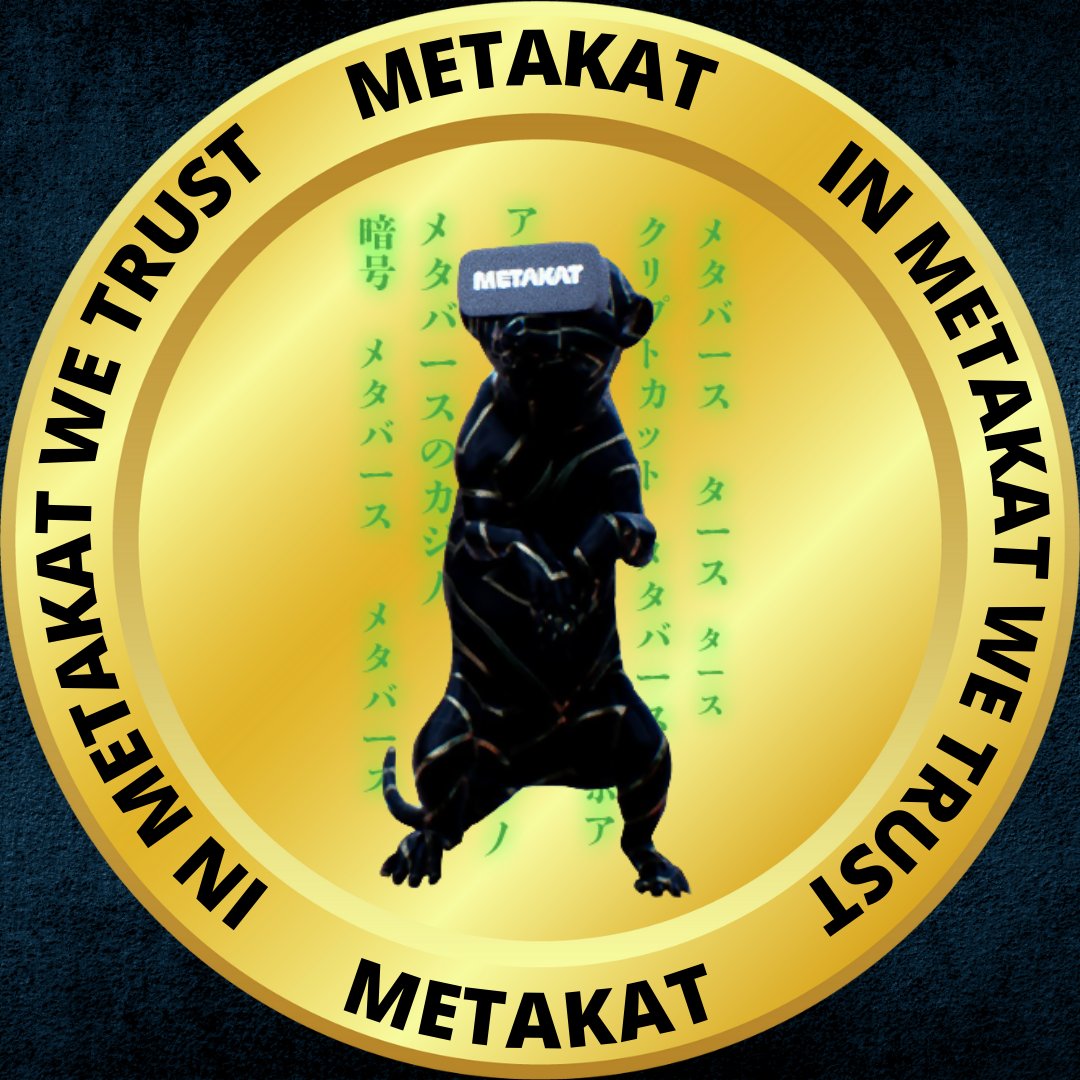 MetaKatFinance's tweet photo. The Cryptocurrency Token you can Trust is no other than $METAKAT 🤲💎🚀

#METAKAT #Bitcoin  #BNB #ETH #SHILL #memecoin  #Altcoins #bsc #PlayToEarn  #UnrealEngine5 https://t.co/ZMRh05qb1Y