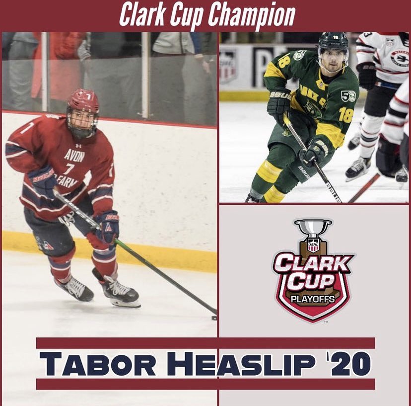 Congratulations to Tabor Heaslip ‘20 on winning the Clark Cup Championship! We look forward to seeing him this fall as he will be heading to UConn!