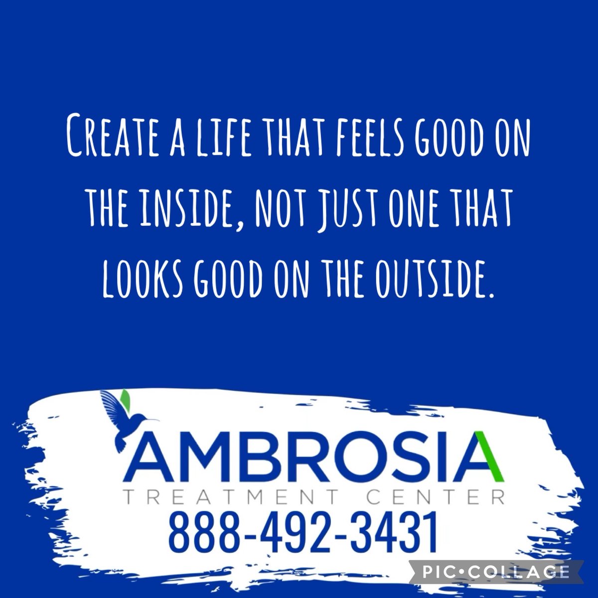 AmbrosiaTC's tweet photo. Create a life that feels right! #ambrosiatc #mentalhealthawareness #thereishope #recovery #sober https://t.co/38NBPsoive
