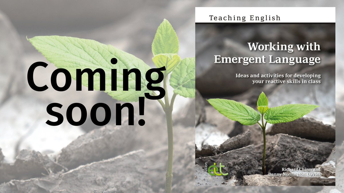 Introducing an exciting upcoming addition to the Teaching English series: Working with Emergent Language by Danny Norrington-Davies and Richard Chinn! Find out more and pre-order yours now: pavpub.com/pavilion-elt/t… #ELT #TeachingEnglish #EmergentLanguage
