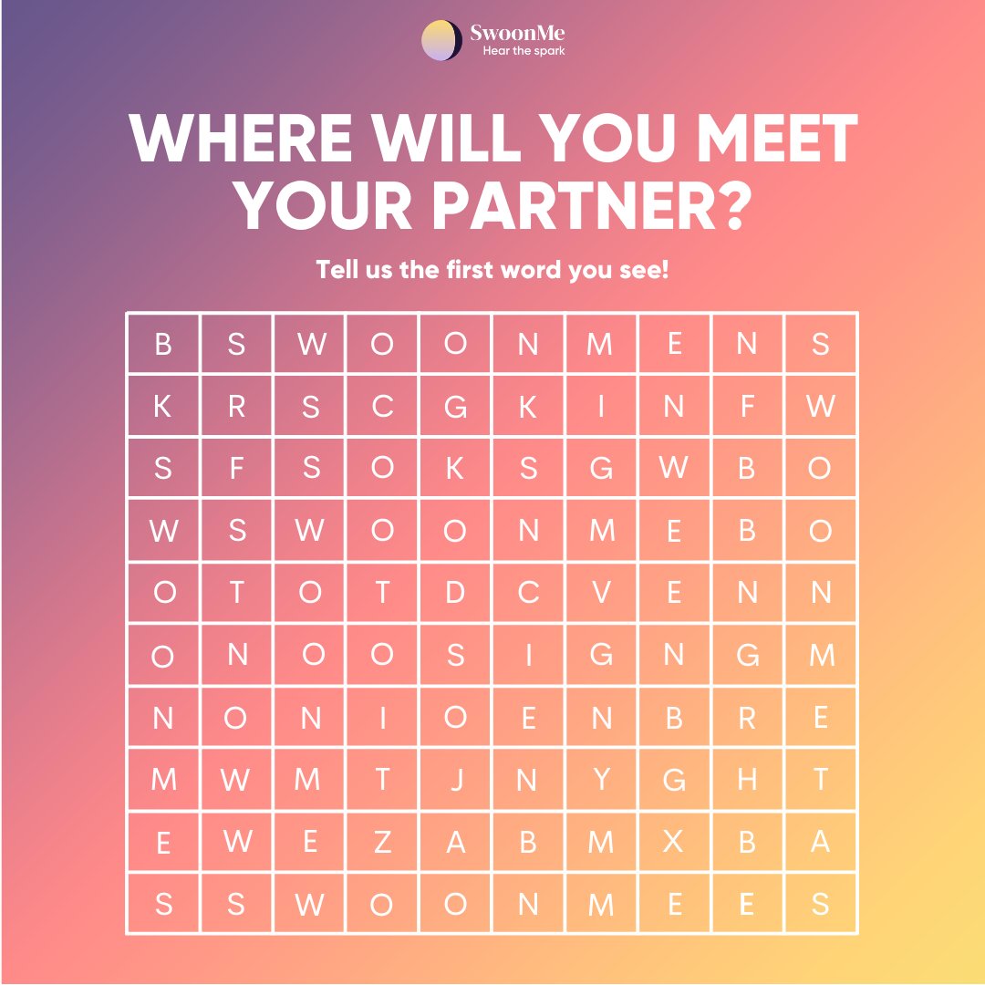 vvibe_app's tweet photo. Sooo, where will it be? π
#WordSearch #Puzzle #WordSearchPuzzle. #PuzzleTime #SwoonMe #HearTheSpark #Puzzles https://t.co/SVjBvN0yG8