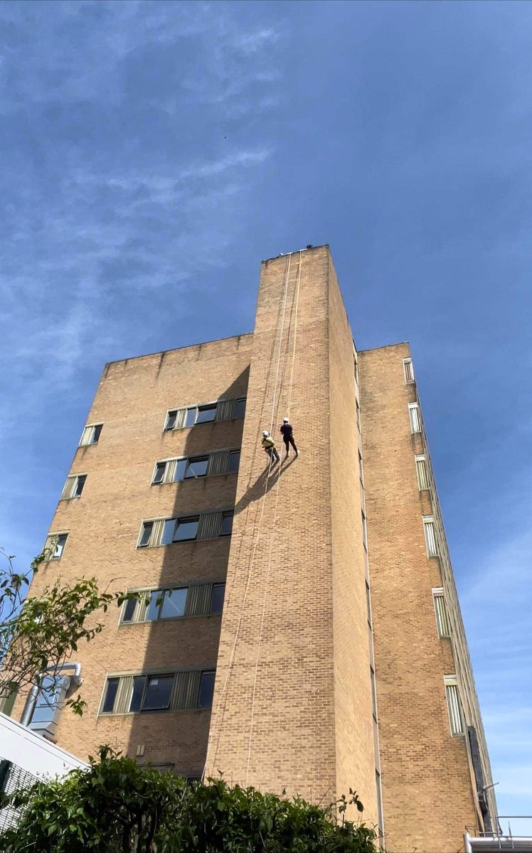 We are delighted to announce that yesterday's Abseil raised over £21,000 with more sponsorship money on it's way!! 😍🙏💜