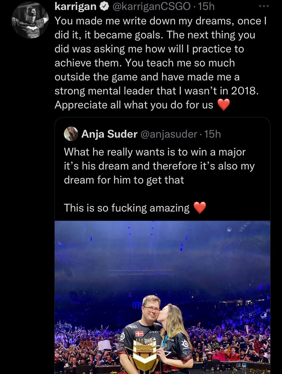 RealBobbyPlays's tweet photo. People always assume being in a relationship prevents you from grinding to the top

Being with the right girl will take your further than you ever could on your own

Love seeing stuff like this https://t.co/dKHW3SQZNP