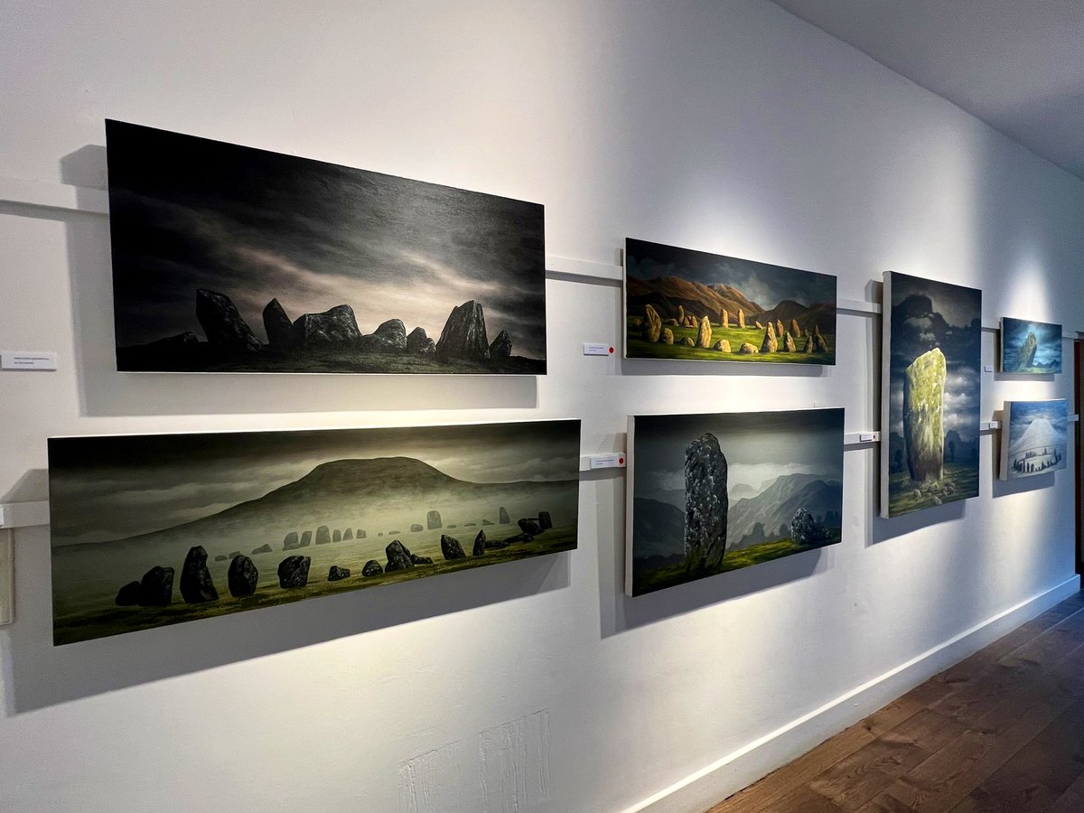 faerymere's tweet photo. Was delighted to visit ‘The Old Stones’ exhibition @MathildesGras in #Grasmere - lots of paintings and photos of #CastleriggStoneCircle, #LongMeg, #Swinside and beyond. It’s on until #May29th. #LakeDistrict #ThingsToDoInTheLakeDistrict @ThePhotoHour https://t.co/Xd1oCjRq8Q