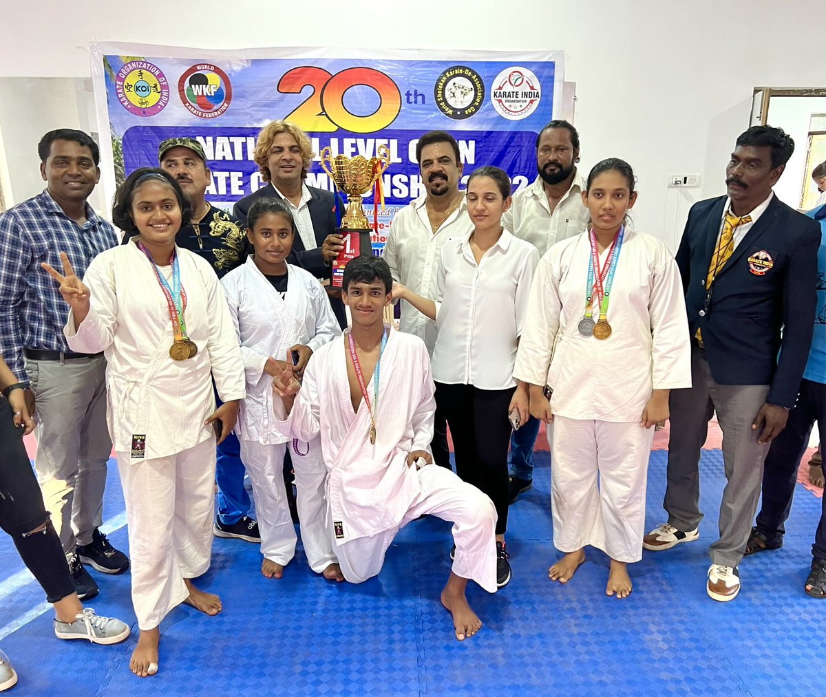 MenezesAnthony_'s tweet photo. Successfully organised the 20th edition of our Karate Championship. Karate is my passion &amp; I love encouraging the youth towards the same. We not only had karatekas from Goa but various other states as well. It gives me great joy to be able to give back to the young generation. https://t.co/A3hL68uz7U