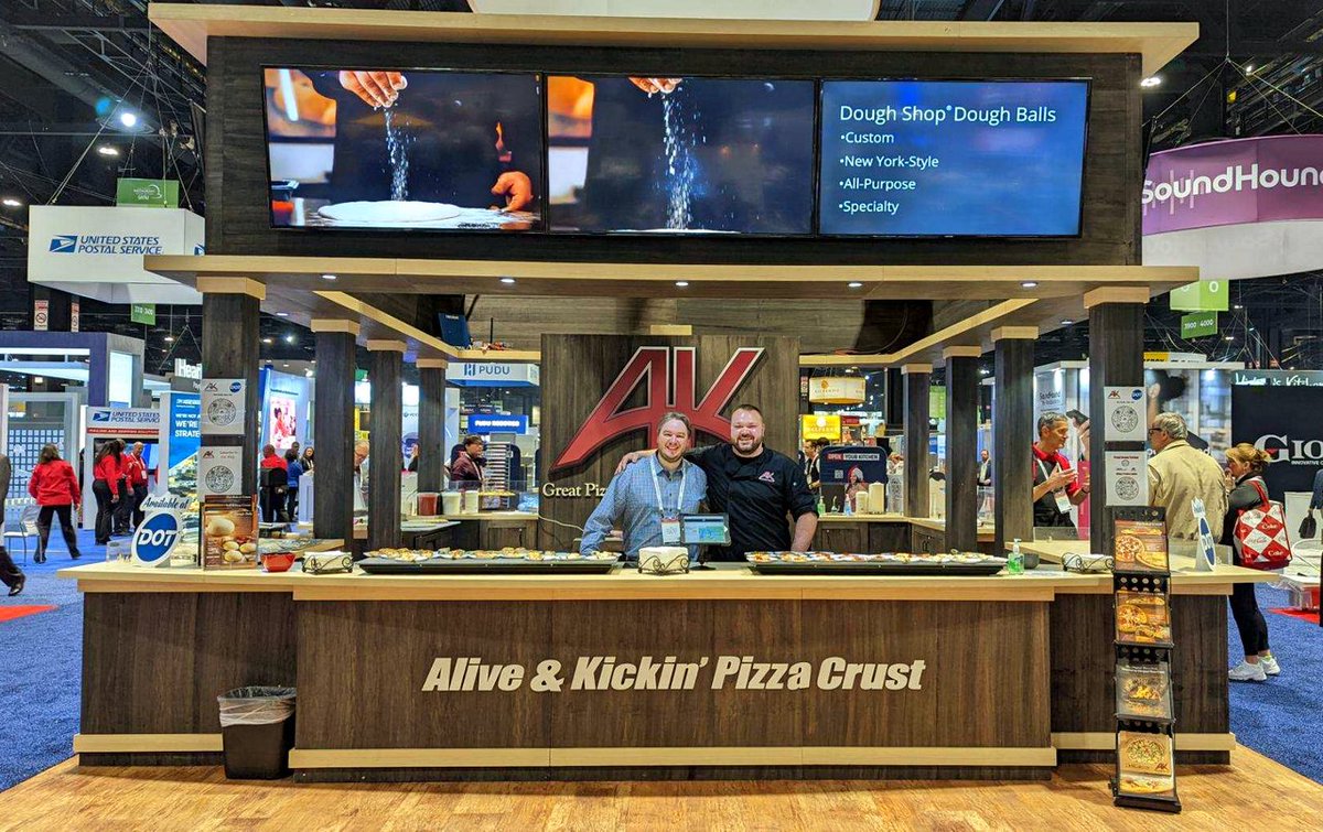 AK Pizza Crust (@akcrust) on Twitter photo We're Alive & Kickin' in booth 3672 at the <a href="/NatlRestShow/">National Restaurant Association Show</a>! 🍕 Chat with us about our Dough Shop® dough balls and how they can increase profitability and quality while reducing waste. #2022RestaurantShow We're Alive & Kickin' in booth 3672 at the <a href="/NatlRestShow/">National Restaurant Association Show</a>! 🍕 Chat with us about our Dough Shop® dough balls and how they can increase profitability and quality while reducing waste. #2022RestaurantShow
