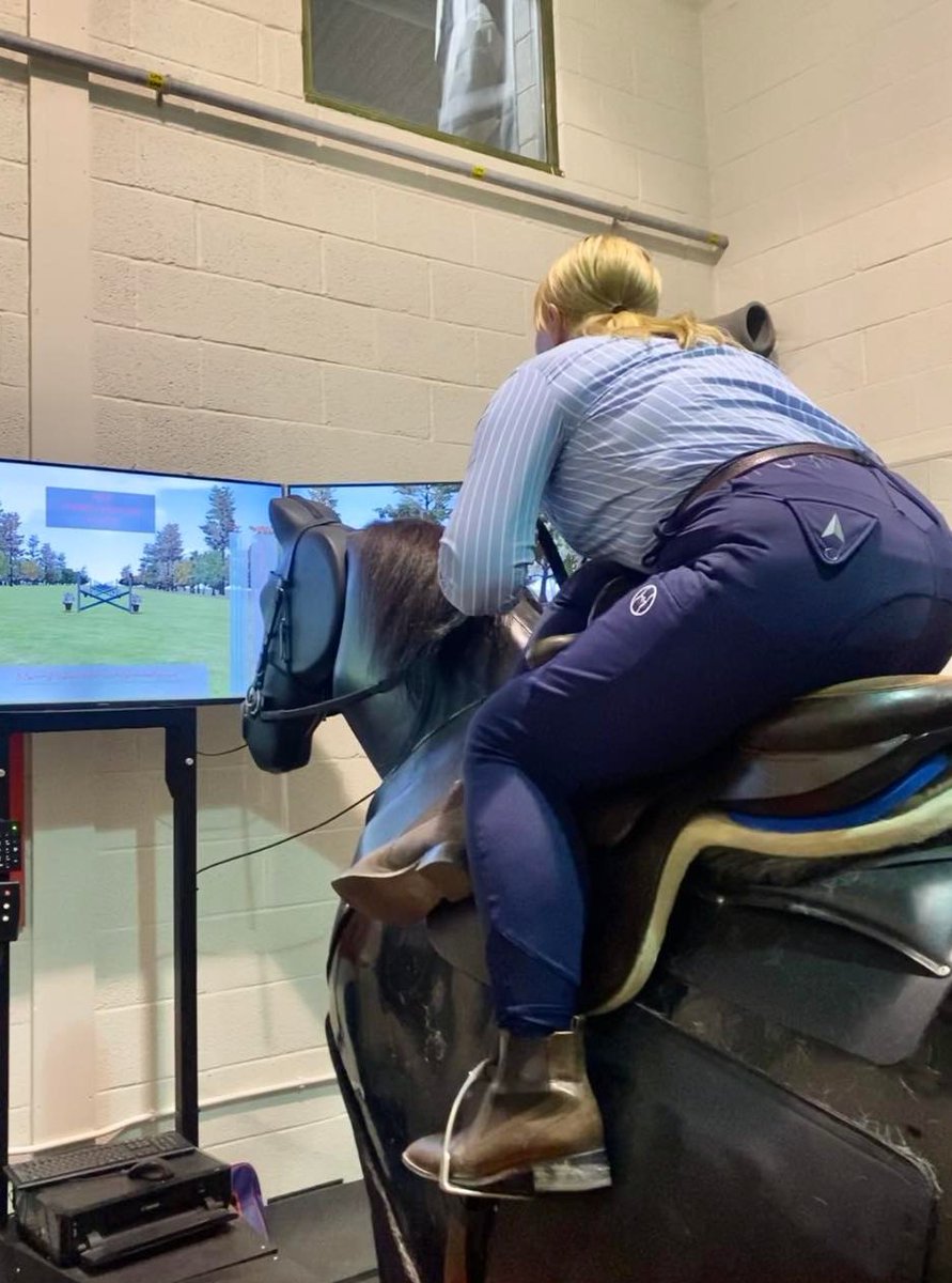 eqtherapycentre's tweet image. Side saddle simulator lessons with Penny Clarke

1st June 2022, from 11:30am
Students £35
External clients £50

Email: riderperformance@hartpury.ac.uk to book a slot

#sidesaddle #racewood #simulator #horseriding