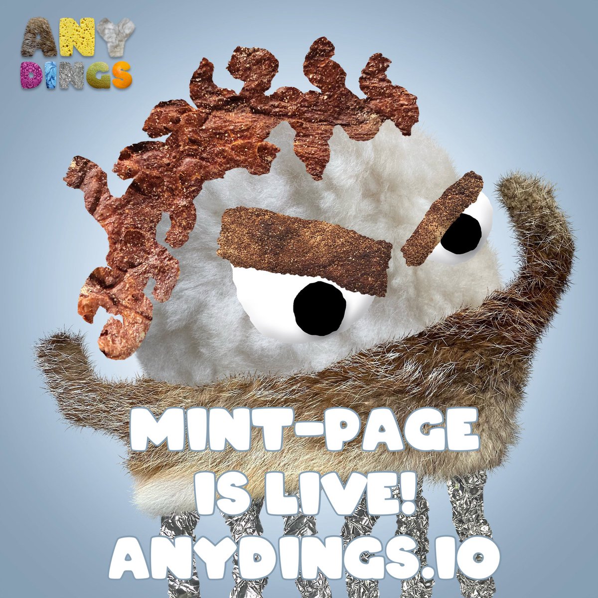 anydings's tweet photo. ๐ MINT-PAGE IS LIVE ๐
Please go to: https://t.co/35foUQnxtP
(link also in bio)
Price: 0.02ETH
#nft #NFTCommunity #MintOfTheDay #mintpage #LFG #ETH #Ethereum #opensea https://t.co/ForRGey4e4
