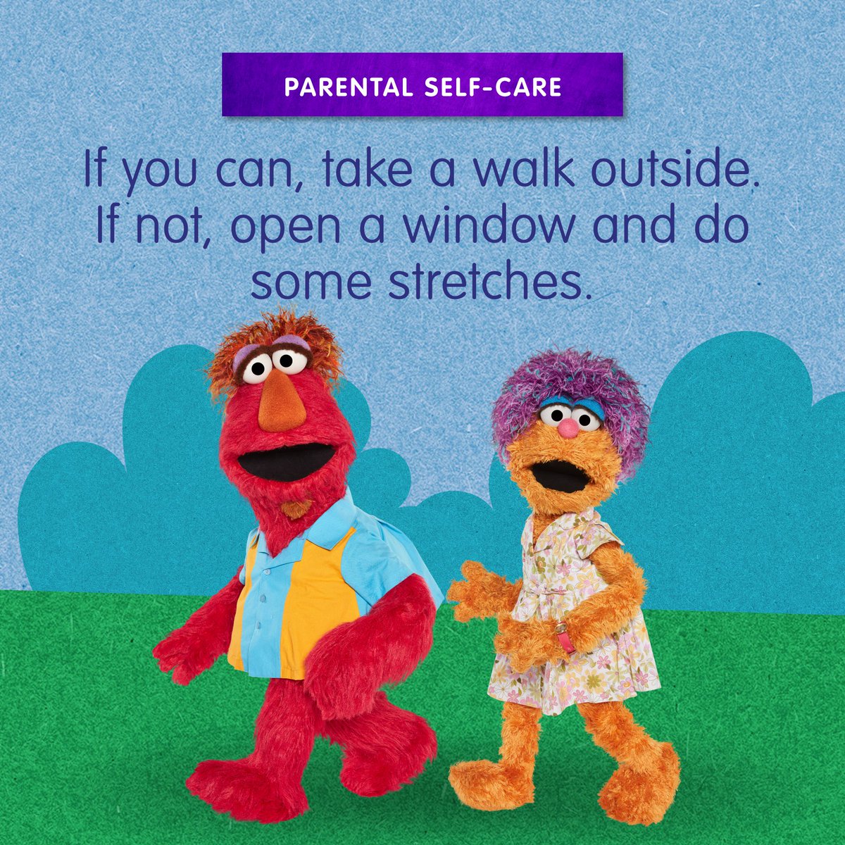 sesamestreet's tweet photo. When big feelings arise, having some go-to self-care strategies can help everyone feel calm, focused, and more hopeful—and your furry friends are here to help! https://t.co/XbF6Z7PNpc #ViaViatris https://t.co/cEOhuMUffI