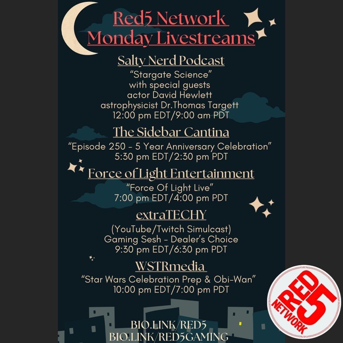 YOUR Red 5 Network tweet media