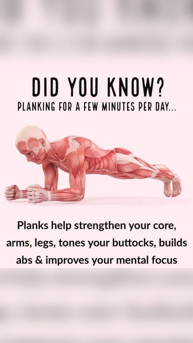 fastfitbody's tweet photo. Health Tip (Improve your mental focus doing the plank) #HealthTips #FitnessMotivation #wellness #phillyfastfitbody https://t.co/1mHleKHfAk