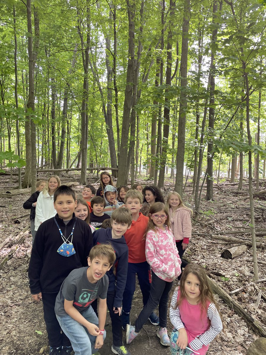 It’s O on the countdown! Outdoor learning is the best!