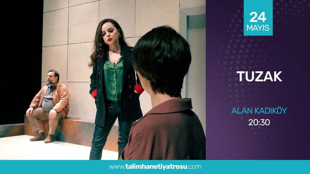 Talimhane's tweet photo. Tuzak, yarın akşam 20:30'da @Alankadikoy de sezonun son oyununa çıkıyor. Bu etkileyici hikayeyi kaçırmak istemiyorsanız yerinizi şimdiden ayırtın.
Biletler için: @tiyatrolarcomtr 

@Pelin_Ermis #bekirçiçekdemir #aslıyılmaz https://t.co/GBzHoa8Nnz