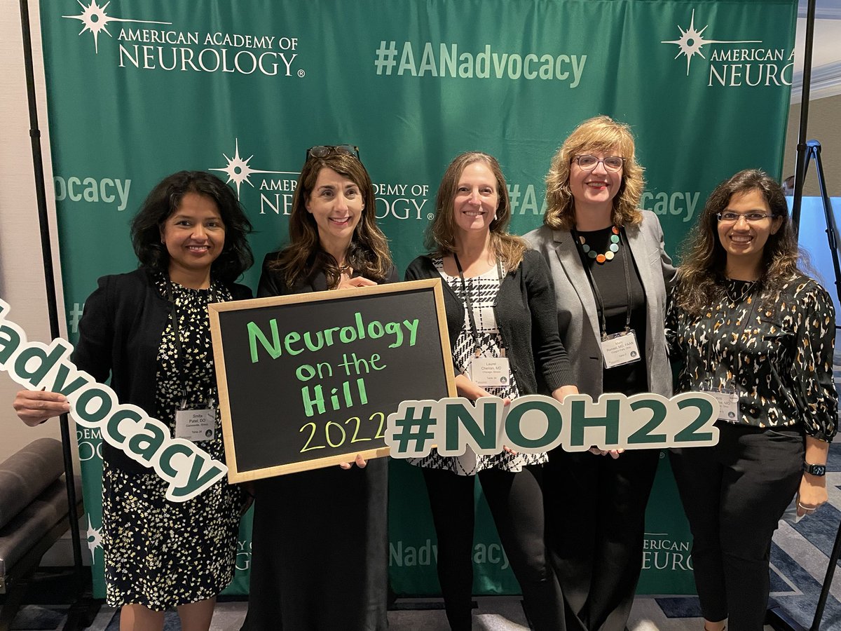 Connecting with colleagues and advocating for our neurology patients! #noh22 #aanadvocacy