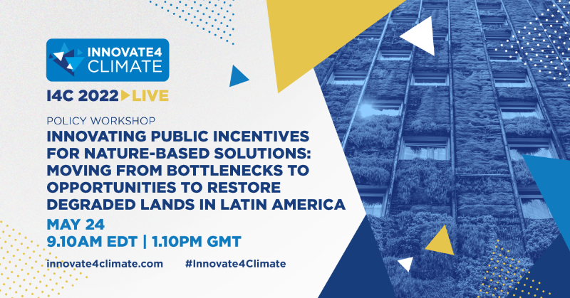 restoreforward's tweet photo. How can we make it easier for governments to reward people who grow trees?

What role could carbon taxes play in forest restoration?

Tune in to #Innovate4Climate to learn how the #PolicyAccelerator is solving questions like these!

⏰ 9:10 AM - 10:00 AM EDT
📅 March 24
