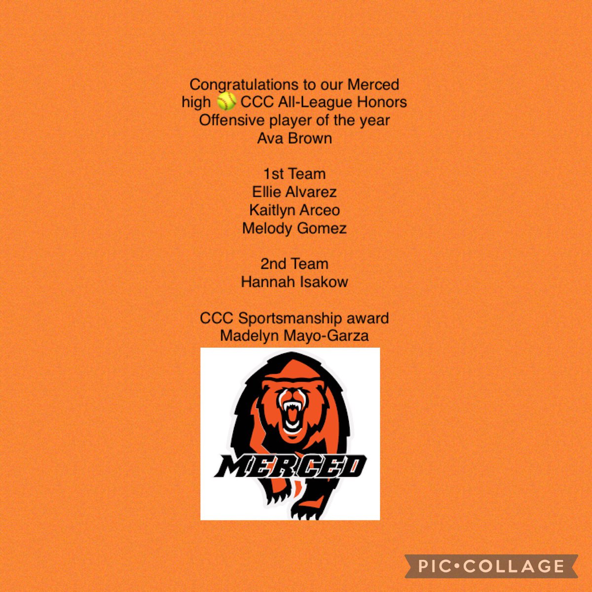 Merced High Softball 🥎ffical tweet media