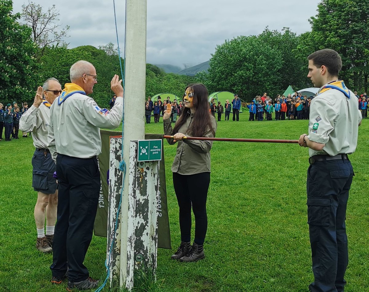 RoninExplorers's tweet image. Awesome weekend with our district friends. Investing a tiger! 🐯 And an Explorer breaking the flag at flag break. @chorleyexplorer @ChorleyScouts @CO2ESU @VulcanESU @wombatzesu @scouts @WestLancsScouts @WaddecarSAC  #scoutlife #skillsforlife #investingatiger #explorertigers
