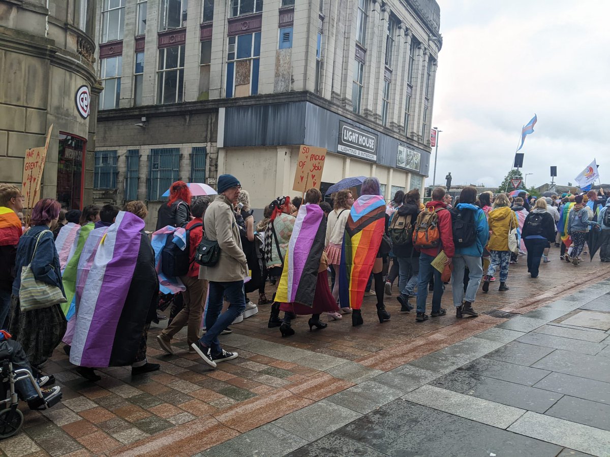 OutForIndy's tweet photo. Many congratulations to @TransPrideScot for their hard work in organising a brilliant opening of the Pride season π³οΈβππ³οΈββ§οΈ
#TransPrideScotland #TransPride https://t.co/VocUtVypvM