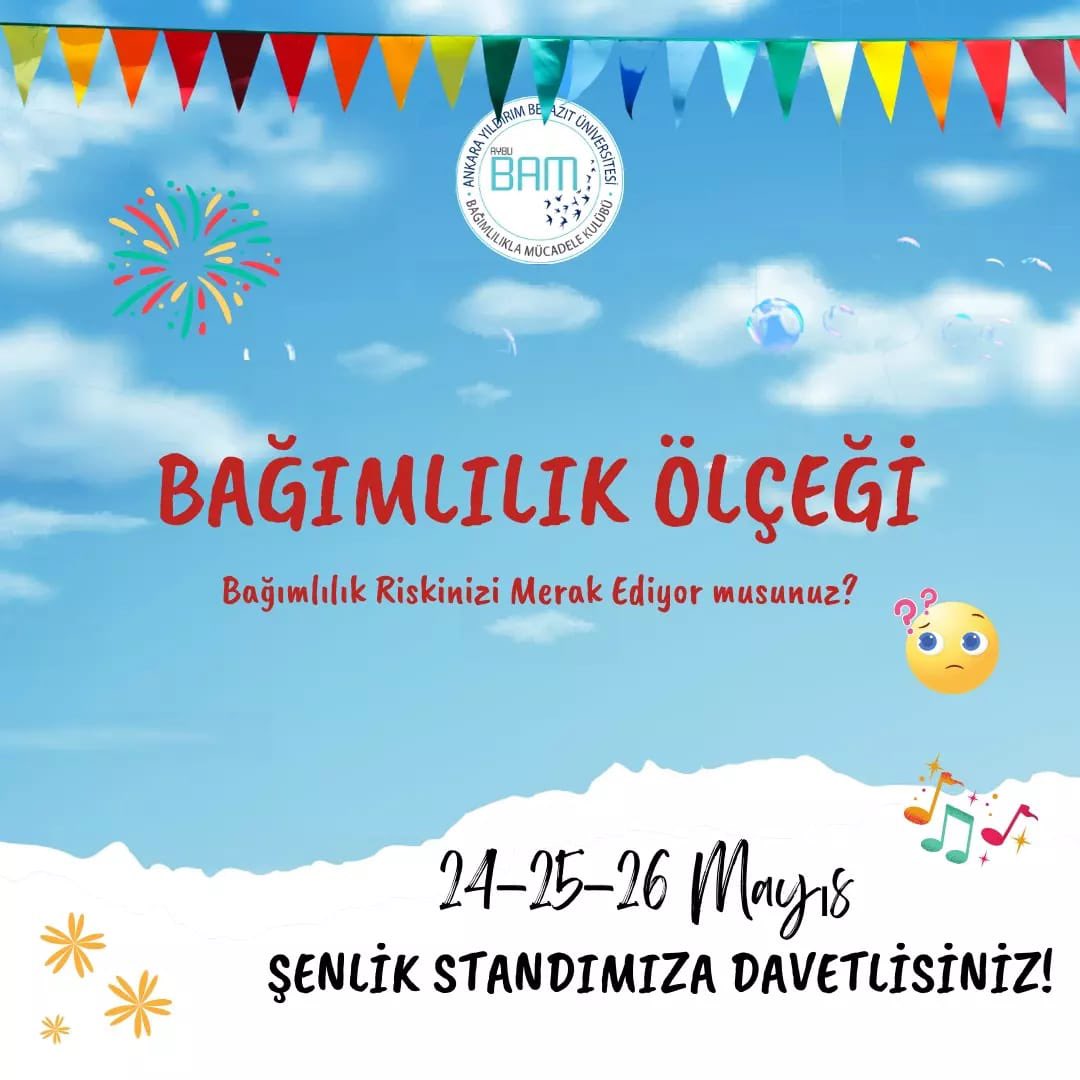 aybu_bam's tweet photo. AYBÜ BAM Şenliklere Hazır, Siz Şenliklere Hazır mısınız?🤩

📌Kart Eşleştirme Oyunları 
📌Bağımlılık Ölçeği
📌Tasarım T-shirt ve Çantalarımız sizleri bekliyor.

24-25-26 Mayıs Bahar şenliklerinde AYBÜ BAM standını ziyaret etmeyi unutmayın. 💫 https://t.co/vucLhtZOHs