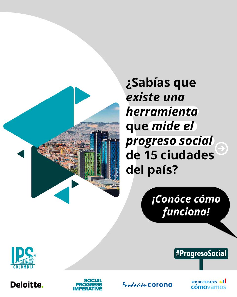 SmtaComoVamos's tweet photo. #IPSColombia | El Índice de Progreso Social Ciudades evalúa cómo las capitales colombianas satisfacen las necesidades sociales ☝ y ambientales 🌱 de sus ciudadanos.
Conoce más sobre el IPS de Ciudades 2021, aquí 👉 https://t.co/qgeeLTr9WJ https://t.co/oXwCpQjDQx