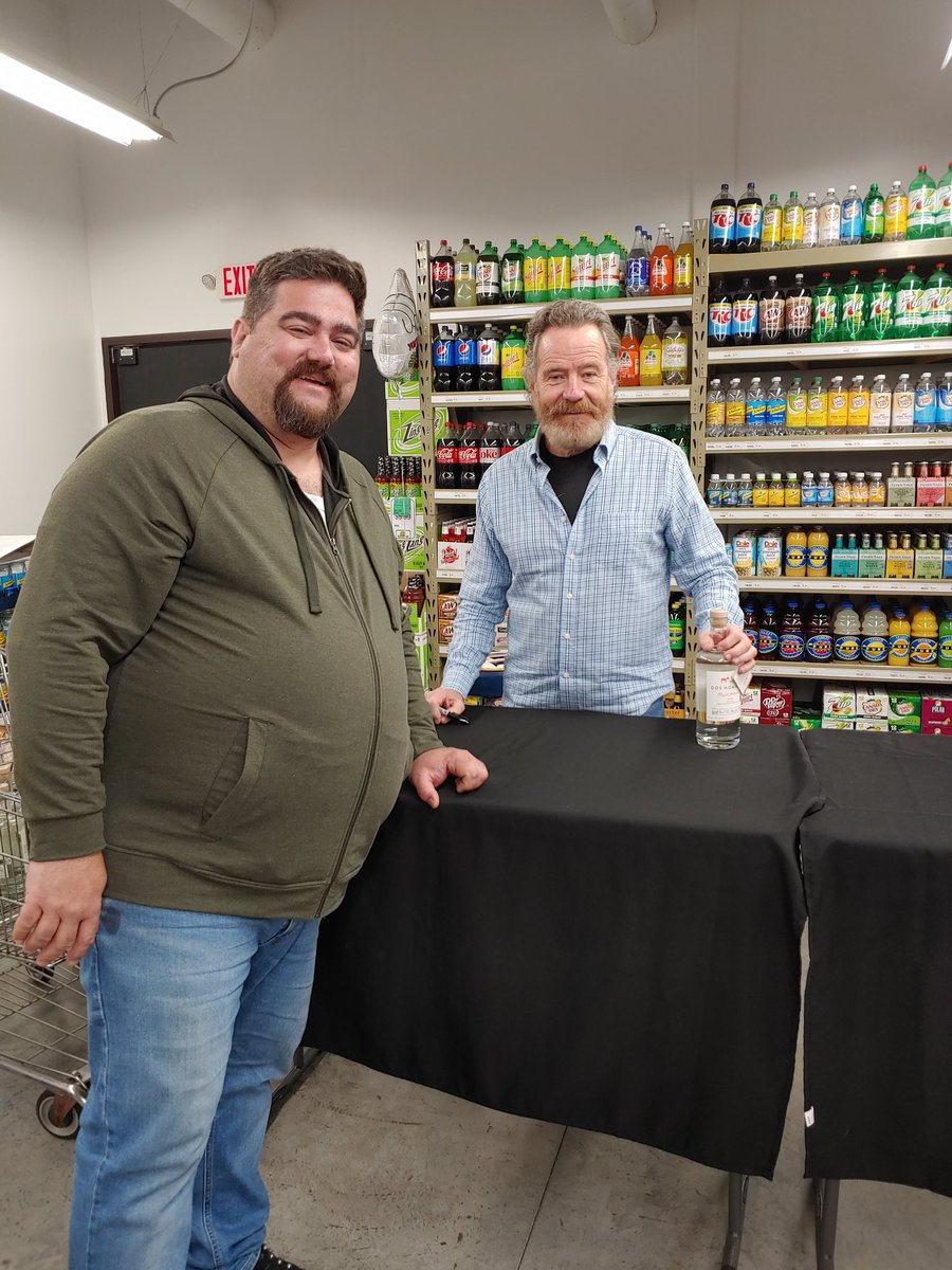 TheCorso's tweet image. Special thanks to @BryanCranston, coming to Chicago and its 'burbs to sign a bottle of #DosHombres for me on my birthday! May you achieve all you strive for!