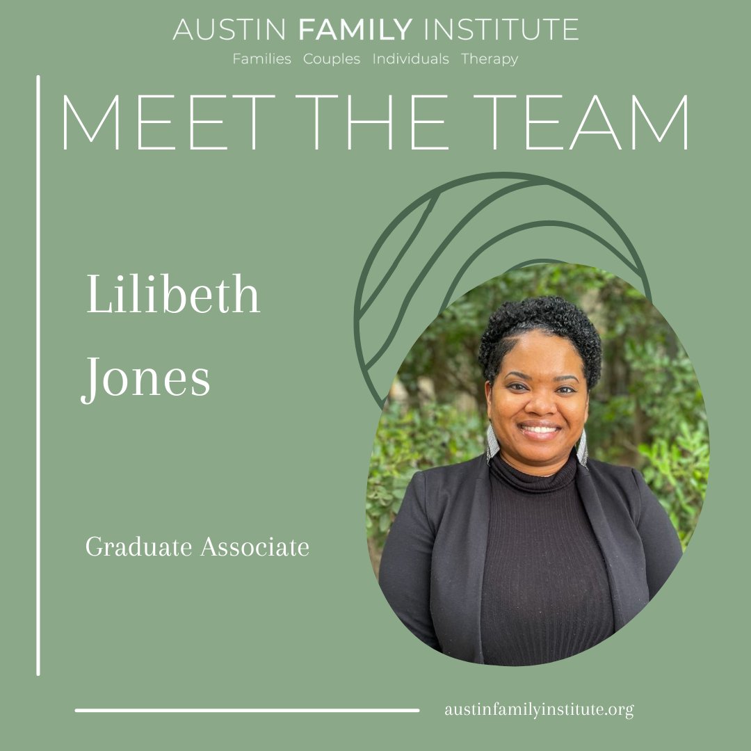 AFItherapy's tweet photo. Meet Graduate Associate, Lilibeth Jones, BA, supervised by Lauren Masciarelli, MA, LMFT-S, LPC-S.

To learn more about Lilibeth, go to: https://t.co/MJTRoj6Ux7

To schedule an appointment with Lilibeth, go https://t.co/3G69F3CQSz or call us at (512) 329-6611. https://t.co/JP5GJwyW4p