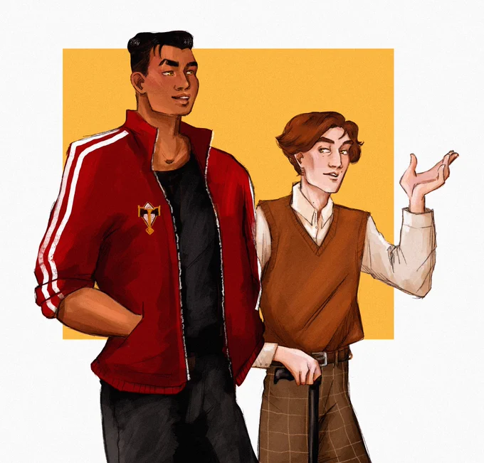 Modern jayvik is one of my top three comfort aus 

#jayvik 
