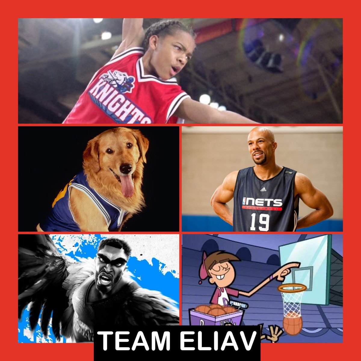 0CapesRequired's tweet photo. Team Eliav:

GM: @eliavgabay 

Roster:
-Calvin Cambridge
-Air Bud
-Scott McKnight
-The Brow
-Giant Timmy Turner 

Head Coach: Jackie Moon 

#FictionalDraft #BasketballDraft #LikeMike #AirBud #JustWright #SpaceJam2 #FairlyOddParents https://t.co/v7y8OKA3Nb