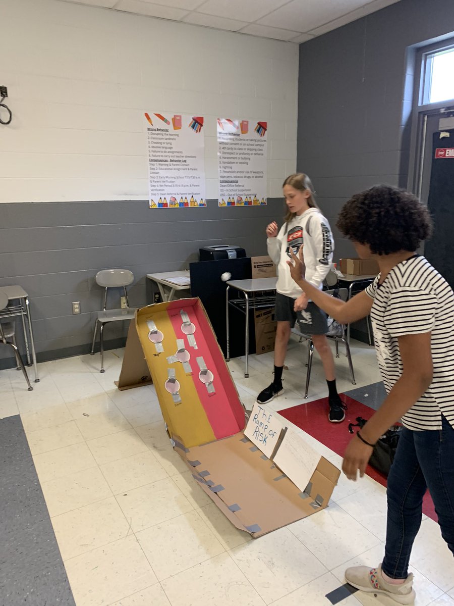 STEM Carnival Walk! These students have created cross-curricular connections to make enjoyable experiences for their peers.