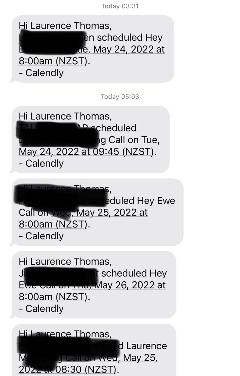 Always nice to wake up to more calls in the calendar