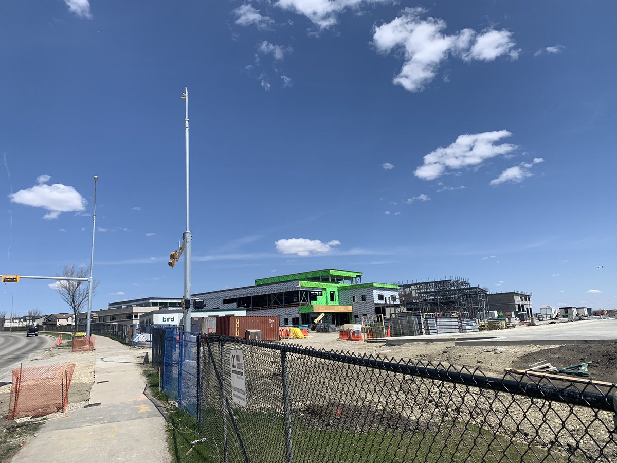 YYCNorthHigh's tweet photo. MAY UPDATE: Beautiful day to walk around the school… #yycNorthHighBUILD 
#TeenageTsunami 🌊 #yyc #NorthernHills #CoventryHills #WeAreCBE #abed https://t.co/NP6Yl81vTU
