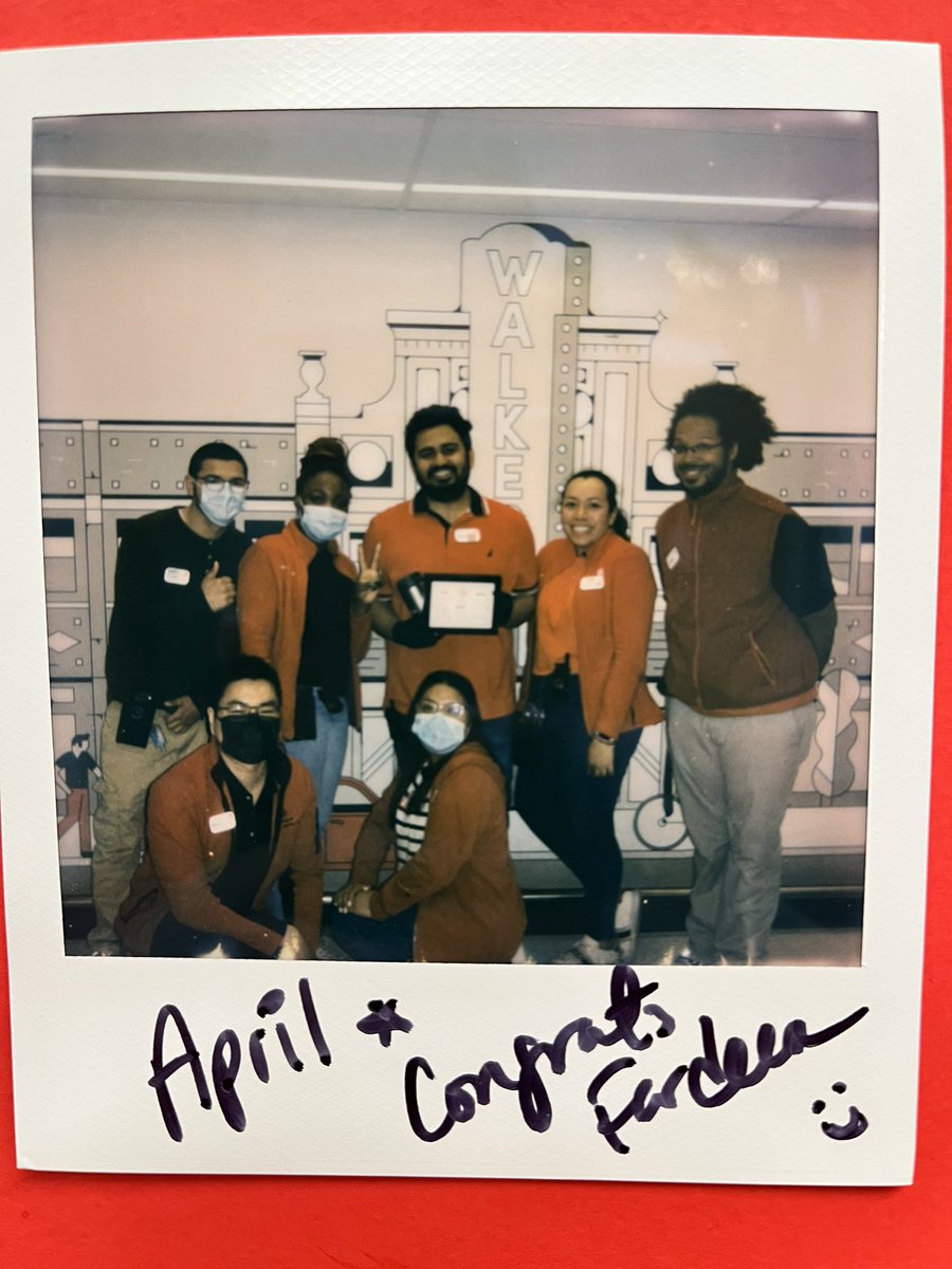 LeslieTGT's tweet photo. Congratulations to our Food and Beverage Team Member Fardeen for winning the #YouMakeTarget award for April 🥰 a little late but all the same, well deserved! #Target #CareGrowWin https://t.co/xc4WGNOMmP