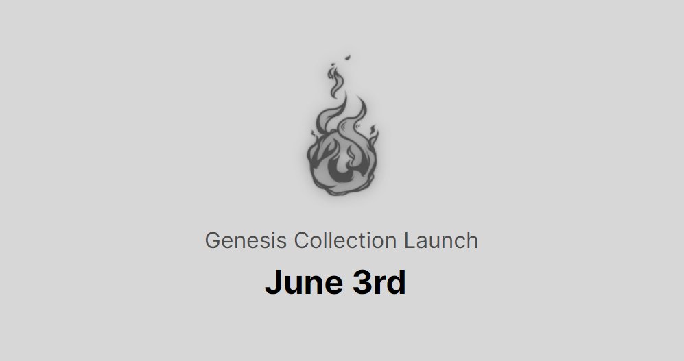 ⛩️ Mint: Friday, June 3rd ⛩️

Mark your calendar! 📅

Our genesis collection will launch less than 2 weeks 💖

More details about our minting this week, stay tuned!

#NFT