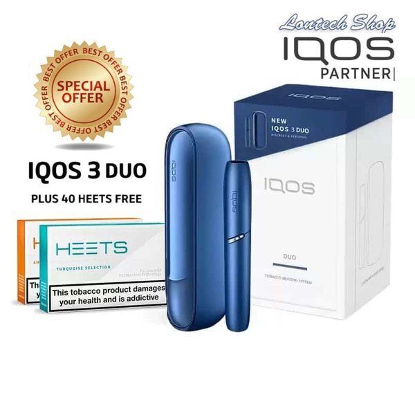 Lontech Vape Shop on X:  Buy IQOS DUO Starter Kit  with 2 packs of HEETS Tobacco Kit cleaning tools 12 months warranty FREE UK  DELIVERY#iqos #heets #iqosfriends #duo #multi #iqosteam #iqoslovers #
