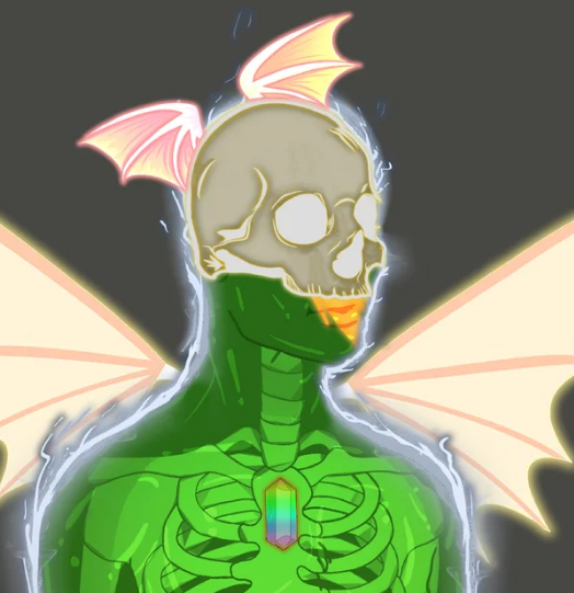 AllOfAlpha's tweet photo. #godrejects @GodRejects nice art listed on magic eden! derivitave of #degods https://t.co/MWSTXgqcP6