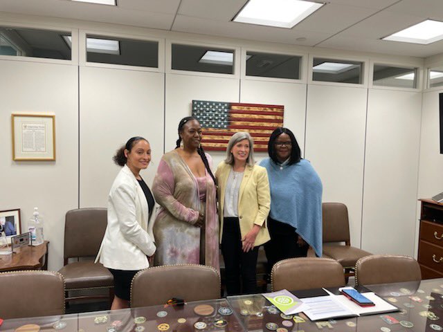 SafeandJustUSA's tweet photo. 'Our federal advocacy team is talking Trauma Recovery Centers & growing the support for underserved victims of crime #SurvivorsSpeak #sharedsafety ' @SenJoniErnst @TinischHollins @ShakyraDiaz https://t.co/vC3Ea0ibxl