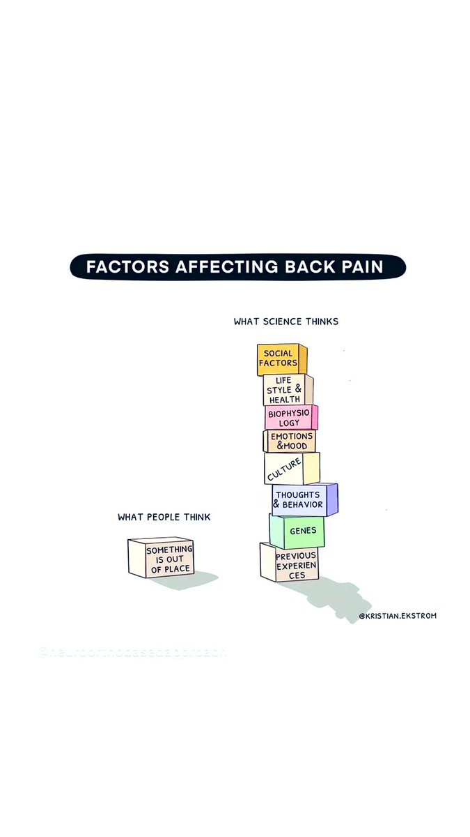 FatmaElbakry79's tweet photo. Low Back pain (LBP), It is simple yet complicated #manualtherapy #physiotherapy #rehabilitation #LBP https://t.co/XF5lEbFind