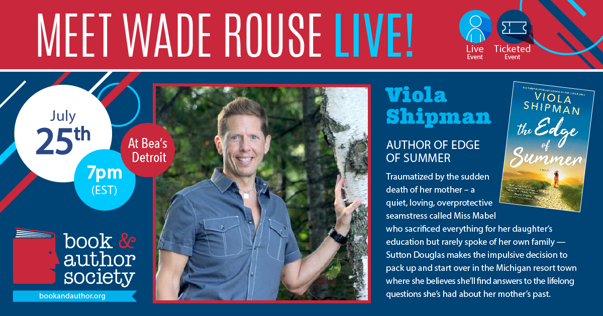 bookandauthors's tweet photo. We're so excited to offer our very first LIVE IN-PERSON #BookAndAuthor event since 2020!  Attendees will be treated to an evening with @viola_shipman at Bea's Detroit, including refreshments and dessert. Capacity is limited. Tickets are on sale now at https://t.co/gjecLFil2H https://t.co/q9vsJ0by0D