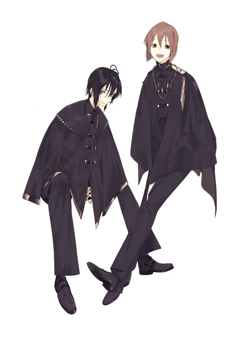 2020年に頒布されました「 #ミリオン男装部2 」にてイラストを3枚描かせていただいてました懐かしいですねー。またこういうの参加したいなぁ 