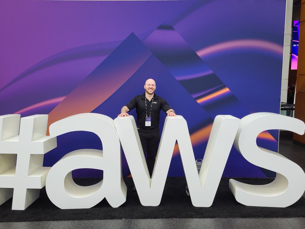 ElectronicCare's tweet photo. Can you guess where our very own @DaveASchwartz is this week? 😁 #AWSSummit #AWS https://t.co/rNidpn8efX