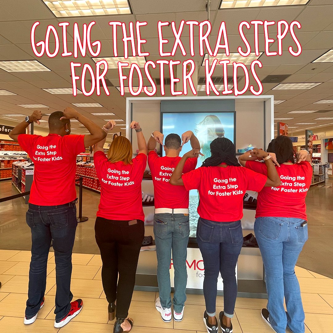 arrowcfm's tweet photo. We are so grateful for the generosity of @Tickettodream and @FamousFootwear! The Famous Footwear staff did such an amazing job making the children and families feel special.
#TogetherKidsWin #FosterCareTexas #Family #SummerShopping
#ExtraSteps https://t.co/zXoOGlMMh9