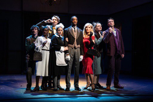 Mrawlins1974's tweet photo. Fun first half of #Cluedo , full of one liners and silliness, at @SheffieldLyceum staring #MichelleCollins as #MissScarlett & #DanielCasey as #ProfessorPlum
Full review coming soon at @kickbacktimes https://t.co/QlpKwEpc2X