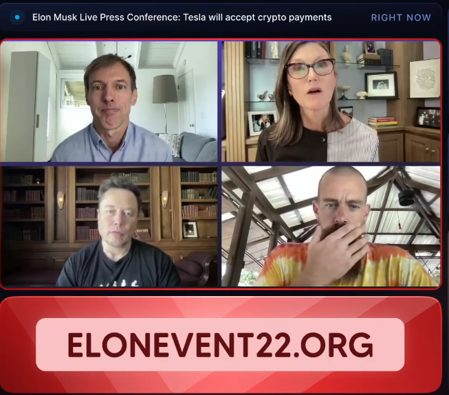 PaulieMasters's tweet photo. @greg16676935420 @greg16676935420 is that you top left talking BTC with @elonmusk ? https://t.co/R49rGLMTRs