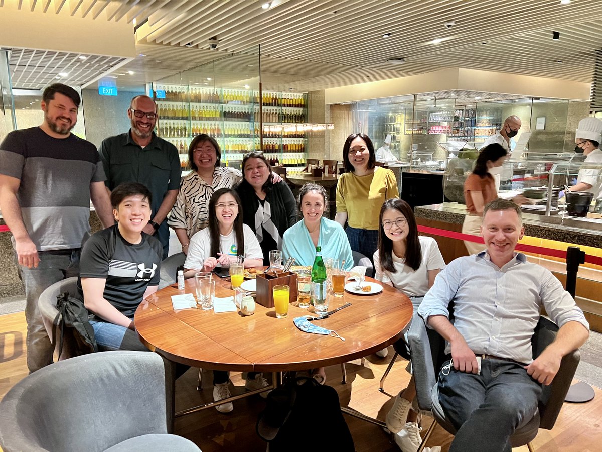 revenuemanageUS's tweet photo. Our COO, Mark Kuperman, and Sr. VP of International Operations, Matt Mathison, visited our associates in Singapore. During their stay, the team enjoyed a delicious meal together!

 #OneRMS #singapore #team https://t.co/SBwYk3K5Xn