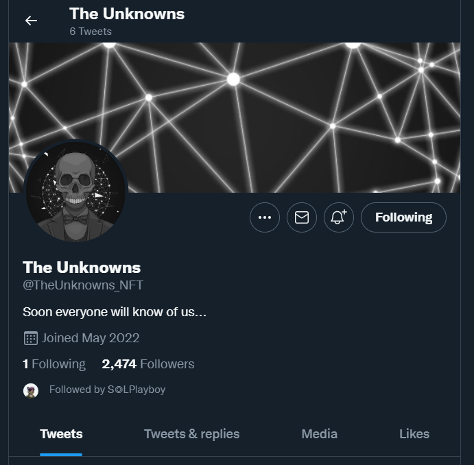 GabeAwan's tweet photo. @TheUnknowns_NFT Early... https://t.co/EbipsVACXi